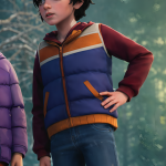 Mike Wheeler Stranger Things Tales Puffer Vest